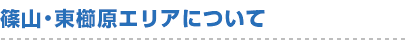 篠山・東櫛原エリアについて